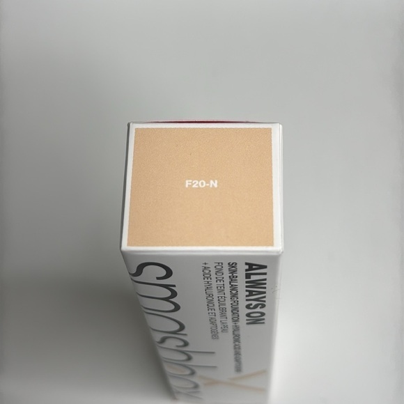 Smashbox F20-N Always On Skin-Balancing Foundation w/ Hyaluronic Acid Adaptogens - Picture 4 of 5